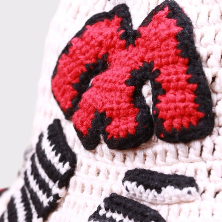 Milian Crochet Jacquard Bucket Hat