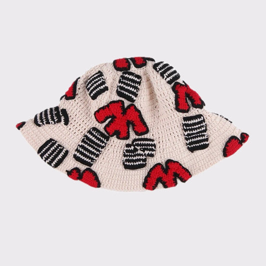 Milian Crochet Jacquard Bucket Hat